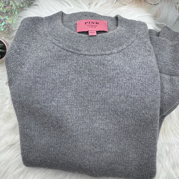 Thomas Pink Classic Gray Crewneck Sweater - Picture 4 of 8